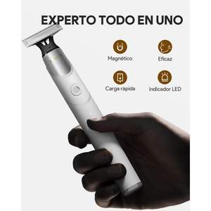 Afeitadora Eléctrica para Hombre y Mujer con Peine Ajustable, Resistente al Agua IPX7, Recortadora Facial con Recortadora de Vello Nasal y Estuche - Product Image 1