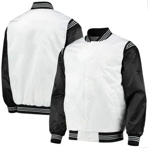 Chaqueta Universitaria de Béisbol Más Popular, Logotipo Personalizado, Diseño Frontal con Impresión, Cuello Alto de Lona, Reversible, Ecológica para Hombre - Product Image 1