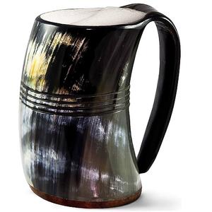 Taza para beber de cuerno Natural de la mejor calidad, organizador de escritorio de Ángel elegante con tazas para beber naturales únicas a la venta - Product Image 3