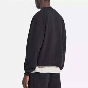 Sudadera con capucha de gran tamaño cómoda y elegante para hombre de fabricante personalizado OEM, jersey de cuello redondo, sudaderas básicas de algodón para invierno - Product Image 6