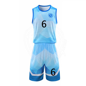 Uniforme de baloncesto hecho en poliéster Uniforme de baloncesto ligero Uniforme de baloncesto de color personalizado - Product Image 1