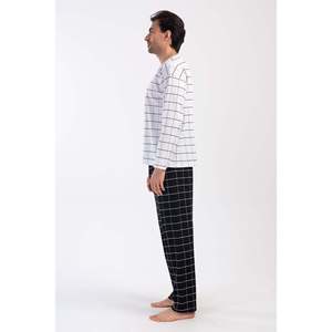 Conjunto de Pijama para Hombre CEPLI ERKEK P.SUPREM con Cuello Redondo y Manga Larga - Blanco Rojizo - Blanco Rojizo - Product Image 2