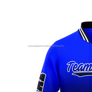 Premium Collegiate personnalisé Chenille Patch Letterman université veste MCACVJ-116 col montant avant broderie Logo 100% laine hommes - Product Image 5