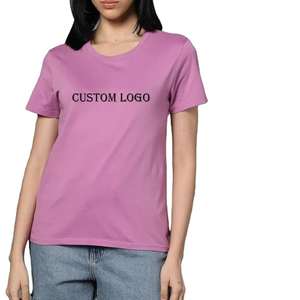 Camiseta de manga corta para mujer Gym Fitness Plain Nueva llegada Comfort Oversize Summer New Stylish T-shirt Logotipo personalizado Comfort - Product Image 1