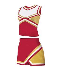 Uniformes de cheerleading en tissu extensible de haute qualité, design vibrant pour les événements d'équipe - Product Image 5