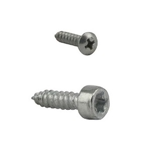 Vis autoperceuse P4X19 en acier galvanisé, vis autotaraudeuse pour métal, style à entraînement hexagonal, disponible en finition noire et zinc - 504564 - Product Image 1