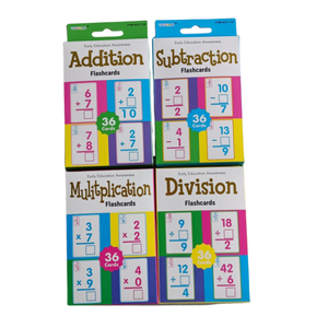 Tarjetas Cognitivas para Niños, Aritmética, Educación Temprana, Empaque Colorido con Lámina Dorada, Ayuda Didáctica de Matemáticas - Product Image 1