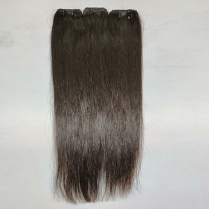 Mechones de pelo natural, pelo liso de hueso, Extra Premium, indio - Product Image 2