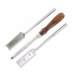 Juego de flotador Dental equino de acero inoxidable de alta calidad, Kit de escofina de dientes de caballo veterinario, flotadores ajustables en ángulo recto equino - Product Image 2