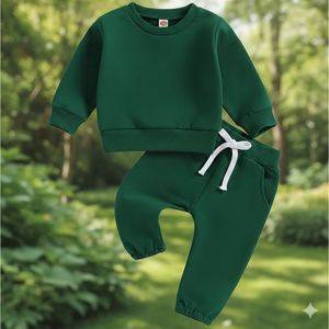 Conjunto de Ropa de Algodón para Bebé, Sudadera Suave y Pantalones Deportivos - Product Image 2