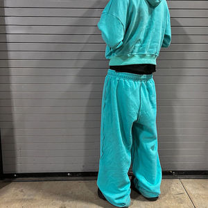 Conjunto de chándal de dos piezas, tendencia superior, venta al por mayor, chándales de hombre a la venta, chándales de algodón con diseño de logotipo personalizado OEM - Product Image 5