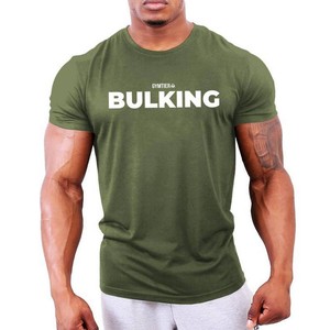 Short Sleeve Shirt Polyester 95% Cotton 5% Spandex Gym Wear Muscle Shark Compression Sport T Shirt Men In Cheap Price