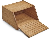 Contenedor de Alimentos de Madera Hecho a Mano a Precio Económico, Tapa de Acrílico, Gran Capacidad, Conservación de Frescura, Diseño Moderno, Ajustable