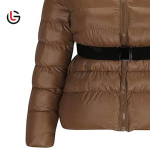 Parka pour femmes veste bouffante tricotée respirante imperméable à l'eau tenue décontracté avec logo personnalisé fait sur mesure - Product Image 6