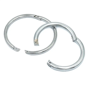 Abrazadera de anillo de Nariz de toro de acero inoxidable al por mayor para ganado y perro ganado granja ganado aro nariz Clip tracción ganado - Product Image 4
