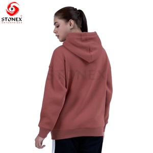 เสื้อฮู้ดดี้ผู้หญิงแบบขายส่ง เนื้อผ้านุ่มสบาย ผลิตจากผ้าฝ้ายผสม เหมาะสำหรับร้านค้าปลีกแฟชั่นและผู้จัดจำหน่ายเสื้อผ้า - Product Image 4