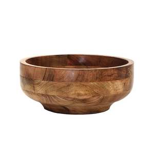 ชามไม้เสิร์ฟอาหารดีไซน์แฟนซีชามเสิร์ฟไม้สำหรับตกแต่งโต๊ะ - Product Image 2