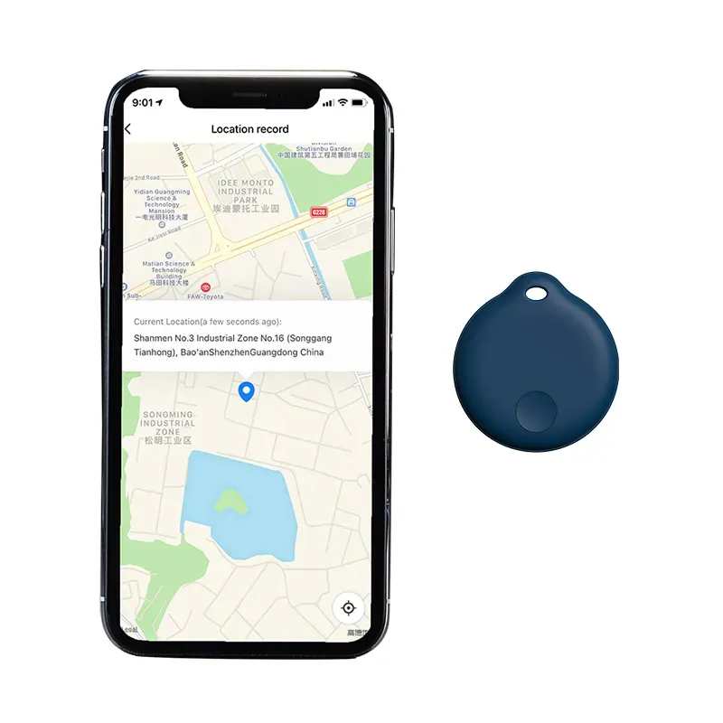 Daytech TUYA pencari kunci nirkabel Bluetooth cerdas, pencari lokasi kunci Anti hilang perangkat Tag kunci Fode Locator 2024