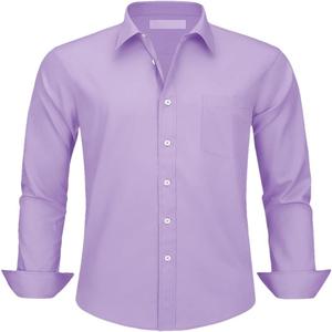 Chemise formelle décontractée bon marché chemise en coton de haute qualité pour hommes chemise respirante anti-boulochage Service OEM décontracté à la mode - Product Image 6