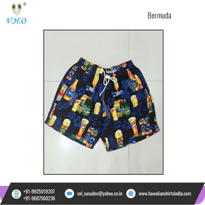 Pantalones Cortos de Playa Bermuda para Hombre, Diseño Casual con Cintura Elástica, Precio de Fábrica al por Mayor 2022, para Compradores al por Mayor - Product Image 5