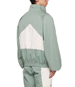 Chaqueta Anorak con capucha y cremallera completa impermeable y a prueba de viento con logotipo personalizado para hombre, chaqueta Lisa personalizada al por mayor - Product Image 6