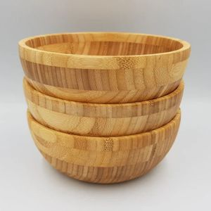 Vajilla de bambú hilado de nuevo diseño de alta calidad para restaurante con juego de forma redonda de mayorista de 4 tamaños de Vietnam - Product Image 4