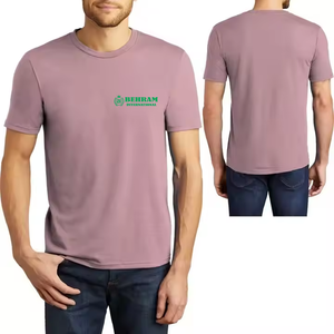 T-shirts personnalisés de haute qualité anti-rides imprimés par transfert thermique 100% coton col rond pour hommes, coupe décontractée pour hommes et femmes - Product Image 4