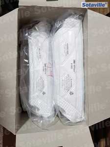 Masque anti-particules jetable 3M 9105 VFlex à 4 couches en tissu non tissé, protège contre les poussières non à base d'huile et les vapeurs inorganiques - Product Image 6