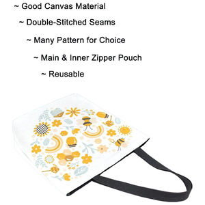 Sac fourre-tout en toile de coton de qualité supérieure, réutilisable, écologique, avec logo personnalisé, pour commandes promotionnelles en gros et OEM - Product Image 4