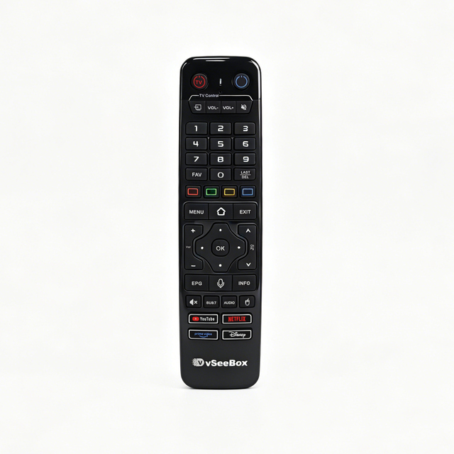 2026 Smart Remote for VseeBox V6 Max TV Box Original BT Voice Enabled Backlit Keys Supports Infrared Learning and Android TV Box