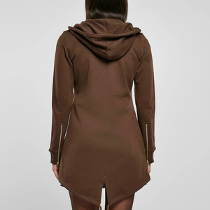 Unisex de alta calidad Graphic Essentials Sudadera con capucha de algodón de gran tamaño de peso pesado cuello alto cremallera sudaderas con capucha cortas para mujer - Product Image 4