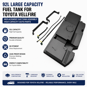 Réservoir <span class=keywords><strong>de</strong></span> carburant auxiliaire en alliage d'aluminium et <span class=keywords><strong>de</strong></span> magnésium sans perçage pour Toyota Vellfire Granvia MPV <span class=keywords><strong>2023</strong></span>+ Kit <span class=keywords><strong>de</strong></span> mise à niveau du réservoir <span class=keywords><strong>de</strong></span> carburant à autonomie étendue - Product Image 5