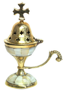 Brûleur à encens tendance, forme personnalisée pour la décoration de table, nouveau style élégant, finition nickel brillant, brûleur à bakhoor - Product Image 6