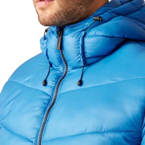 Chaqueta de Plumón Personalizada para Hombre, Primavera, Lisa, Secado Rápido, para Exteriores, con Cierre de Cremallera, Tejido de Lana, Relleno 100% Fibra de Poliéster - Product Image 4