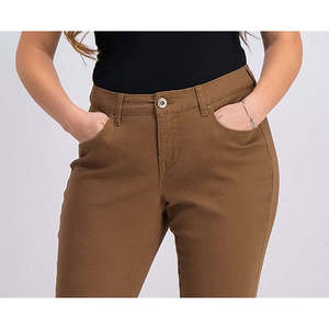 Jeans Skinny da Donna Style Co, Vestibilità Curvy, Traspiranti, in Denim, con Decorazione a Bottoni, Pantaloni a Sigaretta Semplici, Taglia 6 Petite - Product Image 2