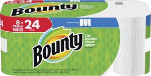 Compre toallas de papel de hoja completa Bounty White, 12 rollos dobles al por mayor - Product Image 6