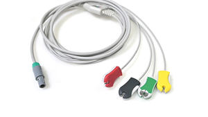 Compatibele Siemens Ct 5-Pins <span class=keywords><strong>Lemo</strong></span> Connector 4 Lead Eendelige <span class=keywords><strong>Ecg</strong></span> Kabel - Product Image 5