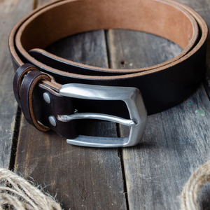 Cinturón Casual de Cuero Genuino para Hombre con Hebilla Cuadrada, Diseño de Serpiente de Alta Calidad, Transpirable y Ajustable - Product Image 3