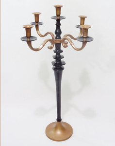 Wedding Decorative Premium Fancy Home and Wedding Use <b>Candelabra</b> Powder Coated High Quality Metal Wedding <b>Candelabra</b> - Product Image 3
