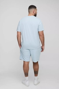Chándal corto bordado de corte Regular para hombre, ropa informal transpirable de calidad superior, chándal para hombre - Product Image 2
