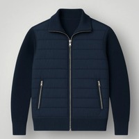 Chaqueta de Trabajo Acolchada de Lona de Pato para Hombre con Logotipo Personalizado, Estilo Vintage Detroit, Cierre de Cremallera, Resistente a la Intemperie, Forro de Poliéster para Invierno