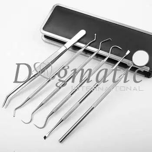 ชุดเครื่องมือทันตกรรมแบบใช้มือทำจากสแตนเลสคุณภาพสูง ทนทาน ใช้ซ้ำได้ ได้รับการรับรองมาตรฐาน CE ประกอบด้วยเข็มและกระจกตรวจช่องปาก สำหรับการผ่าตัด - Product Image 6