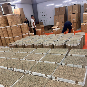 Eco-friendly Woven Water Hyacinth <b>Laundry</b> <b>Hamper</b> Basket with Cotton Liner and Lid Cheap Price from Vietnam B2B Factory - Product Image 5