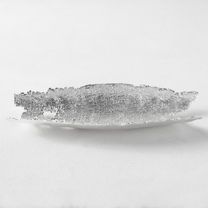 ชามโลหะสำหรับตกแต่งและเสิร์ฟพร้อมที่จับใบไม้สำหรับตกแต่งห้องครัวและบนโต๊ะ - Product Image 6