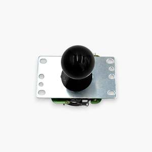 Juego de 2 Joysticks Sanwa Originales de Alta Calidad, Plateados con Punta de Bola Negra, Metálicos y Plásticos, con Cable, Sin Vibración, Envío Gratis para PC - Product Image 3