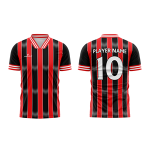 ชุดเสื้อเจอร์ซีย์ฟุตบอลแบบแห้งเร็วชุดเสื้อฟุตบอลของทีมชั้นนำสำหรับผู้ใหญ่โลโก้แบบสั่งทำ - Product Image 1