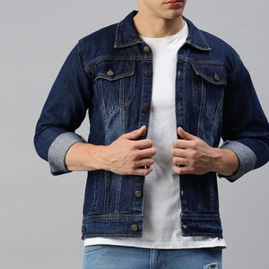 Breathable <b>Men</b> Long Stretch <b>Denim</b> <b>Jacket</b> <b>Men</b> Jean <b>Jacket</b> Cotton Blue Winter Plain <b>Denim</b> <b>Jacket</b> <b>for</b> <b>Men</b> Plus Size - Product Image 1