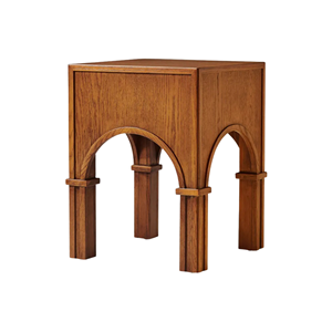 Table de chevet en bois massif avec tiroir, table de chevet classique pour chambre à coucher et hôtel - Product Image 4