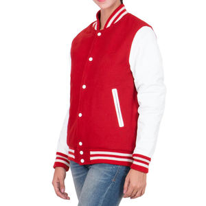 Top Trending Custom Logo 100% Algodón Fleece Cropped Mujeres Varsity Chaquetas 2025 Ladies University Chaquetas - Product Image 4