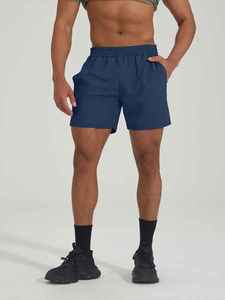 Pantalones Cortos Deportivos Casuales Sólidos, Talla Estadounidense, Secado Rápido, Algodón y Poliéster, Bolsillo Lateral, para Gimnasio, Correr, Fitness, para Hombre - Product Image 4